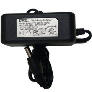 DVE DSA-12PFA-09 Switching Adapter Wall Charger 12V === 1A